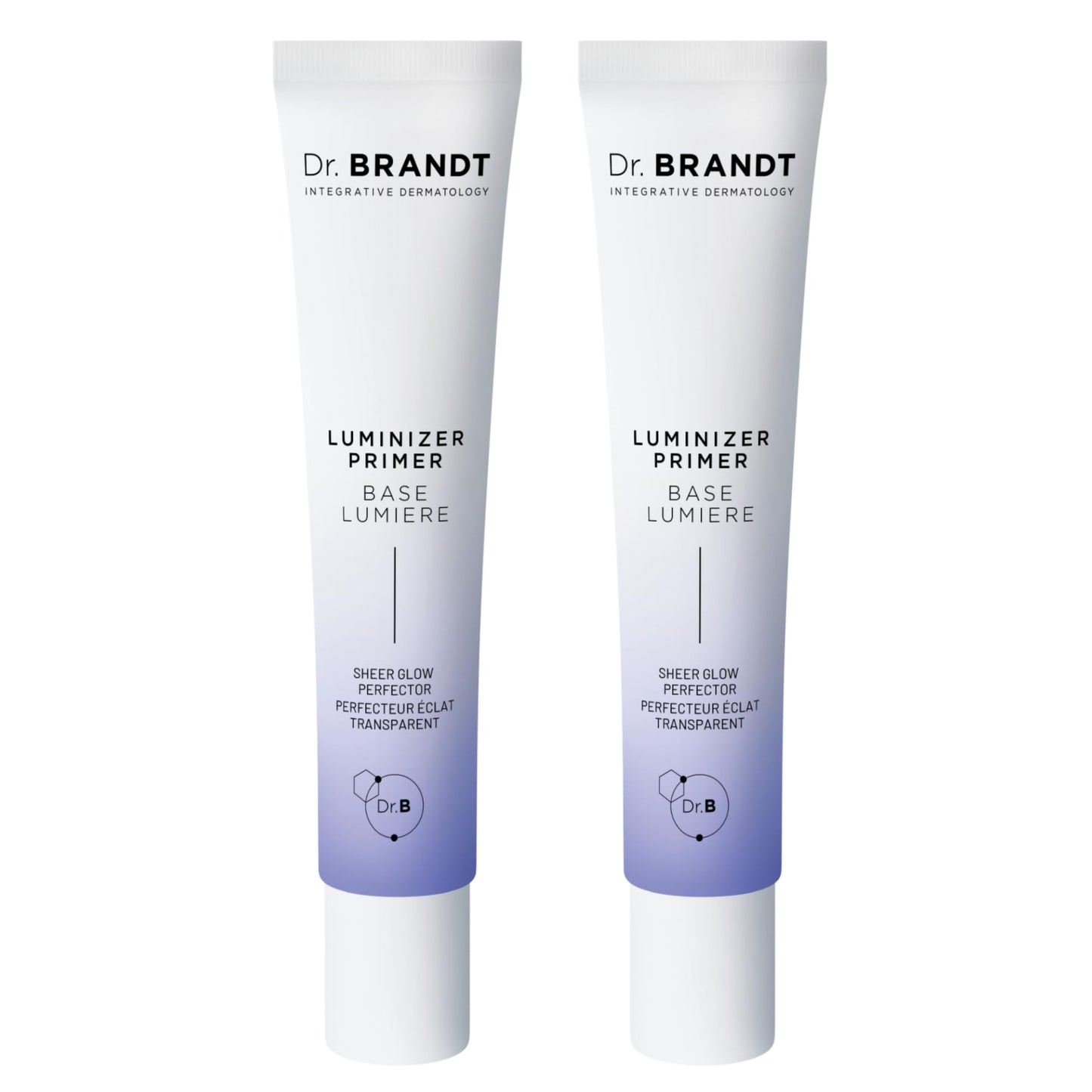 Dr. Brandt Pores No More Luminizer Primer – Blur Pores, Glow, Smooth Canvas (Pack of 2)