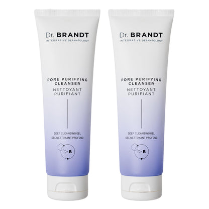 Dr. Brandt Pores No More Pore Purifying Cleanser – Non-Drying Gel, Pack of 2 (3.5 fl oz Each)
