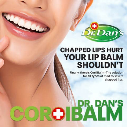 Dr. Dan's Cortibalm 3-Pack – Healing Lip Balm for Severely Chapped Lips