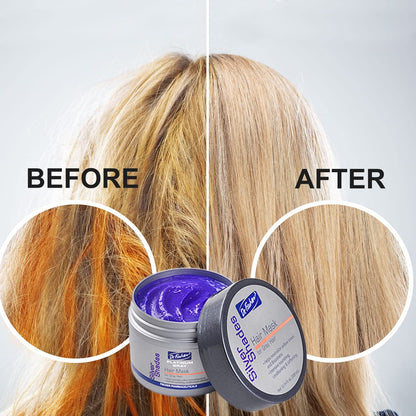Dr. Fischer Purple Mask for Silver Perfection - Neutralizes Yellow Tones, Hydrates Gray Hair, Sulfate-Free