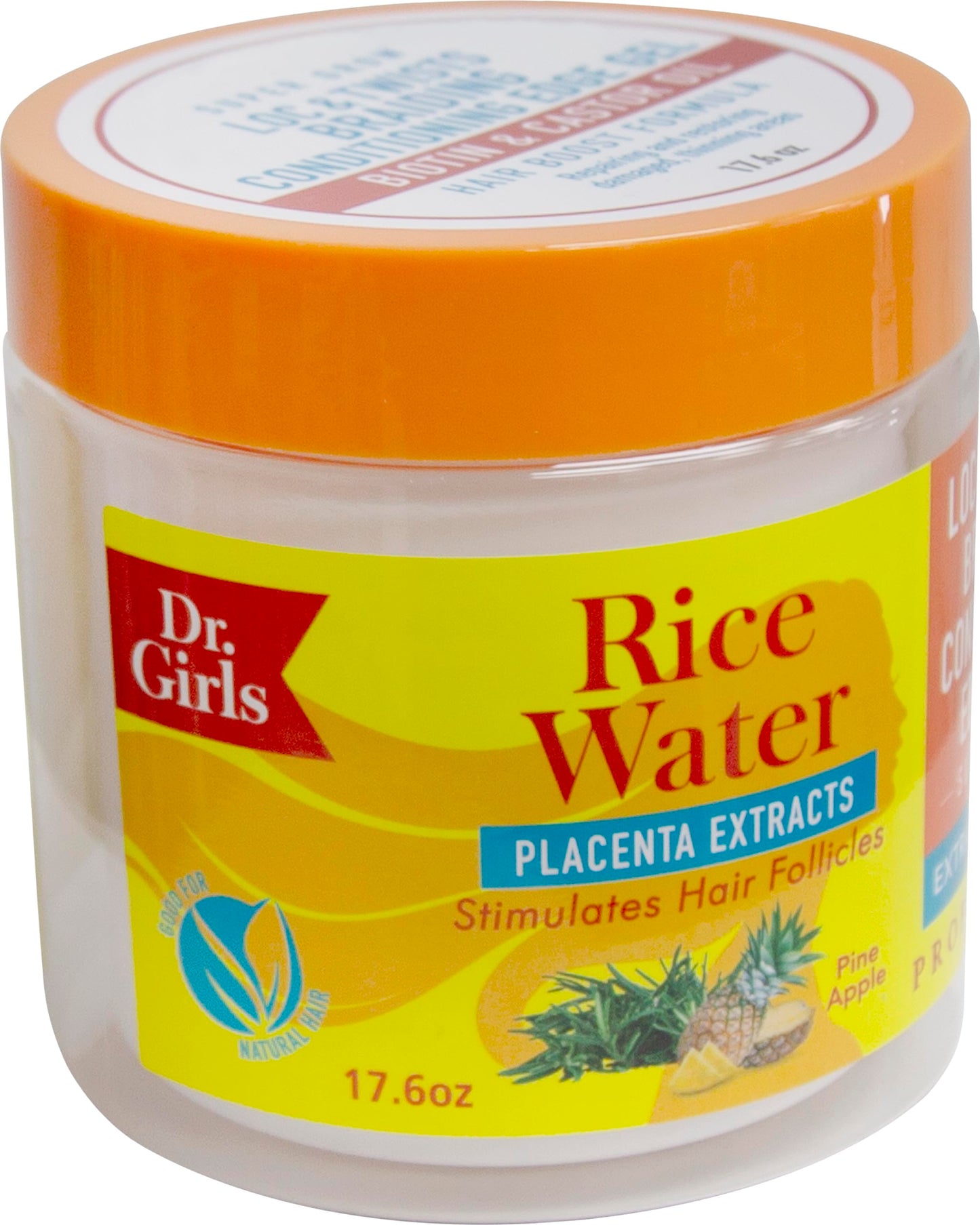 Dr. Girls Braiding Edge Gel – 48-Hour Mega Hold, Pineapple