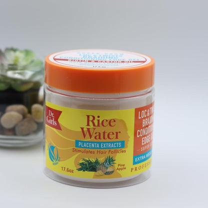 Dr. Girls Braiding Edge Gel – 48-Hour Mega Hold, Pineapple