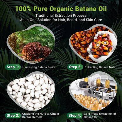 Dr. Healdy Batana Oil for Hair Growth – 100% Pure & Unrefined, 60ml, All Hair Types