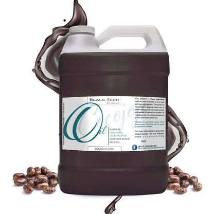 Dr Joe Lab Egyptian Black Seed Oil – Pure Cold-Pressed Black Cumin for Hair, Skin & Nails (128 oz)