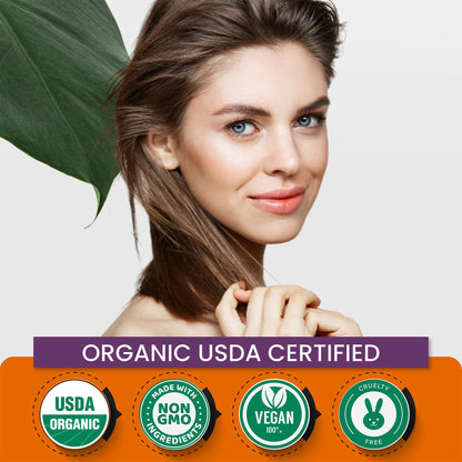 Dr Joe Lab Organic Vitamin E Oil for Skin & Hair | Cold-Pressed, Non-GMO, 32 Oz