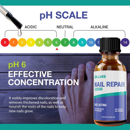 Dr. Luke Nail Repair Liquid – Restorative Nail & Cuticle Care (1 oz, Packaging May Vary)