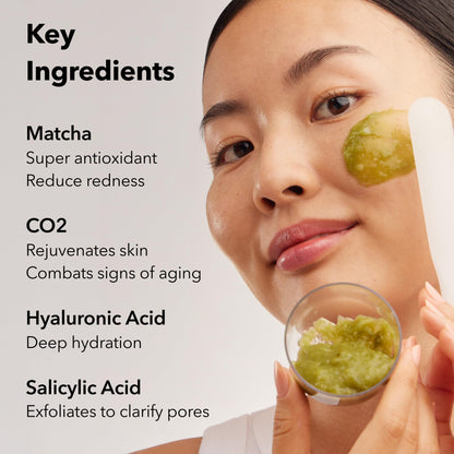 DR.MEDION Spaoxy Gel Mask Matcha CO2 — Brighten Skin & Clear Pores (5-Unit Set)