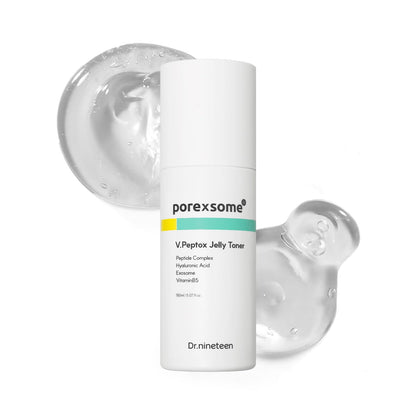 Dr.nineteen V.Peptox Jelly Toner – 25,000ppm Peptides, 10 HA, Exosome | Pore Care