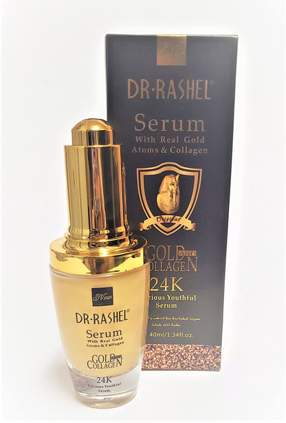 Dr Rashel 24K Gold Atoms & Collagen Youthful Face Serum | Hydration & Radiance