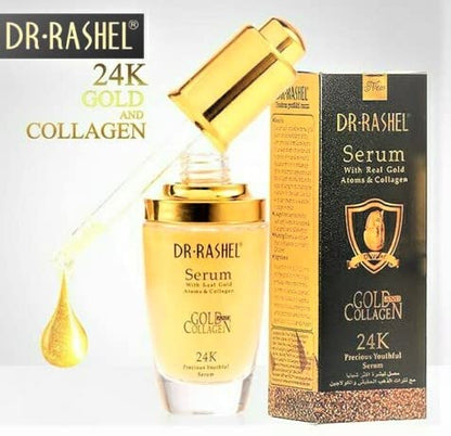 Dr Rashel 24K Gold Atoms & Collagen Youthful Face Serum | Hydration & Radiance