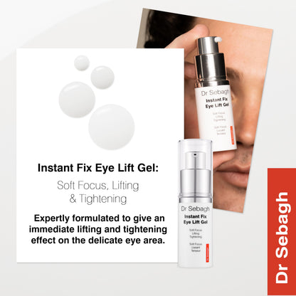 Dr Sebagh Instant Fix Eye Lift Gel – Fast-Absorbing Under-Eye Moisturizer for Dark Circles