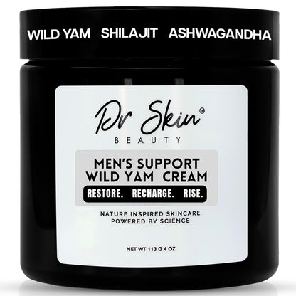 Dr Skin BEAUTY Men's Wild Yam Cream – Hormone Balance, Energy & Endurance