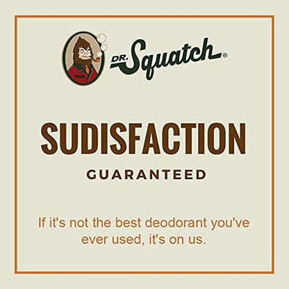 Dr. Squatch Natural Deodorant for Men - Aluminum-Free Pine Tar 2.65 oz