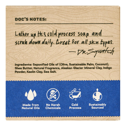 Dr. Squatch Fresh Falls Natural Men’s Bar Soap — Cold Process, 3-Pack Gift