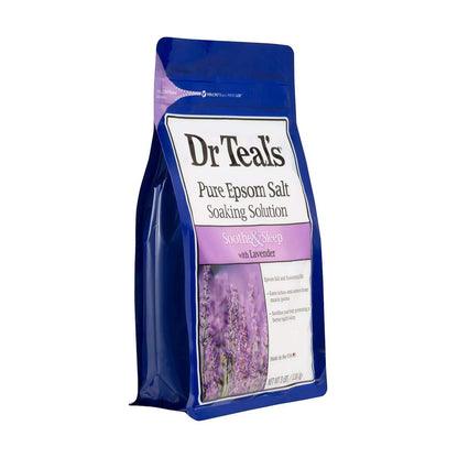 Dr Teal's Pure Epsom Salt Recovery Gift Set – Lavender & Pre/Post Workout (2x3lb) with Magnesium Sulfate & Menthol