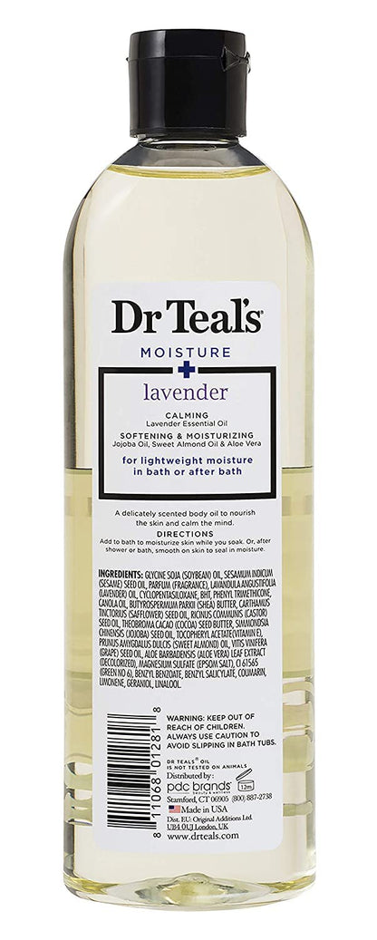Dr Teal's Bath & Body Oil Variety Gift Set (2 Pack, 8.8oz Each) – Lavender & Eucalyptus Spearmint
