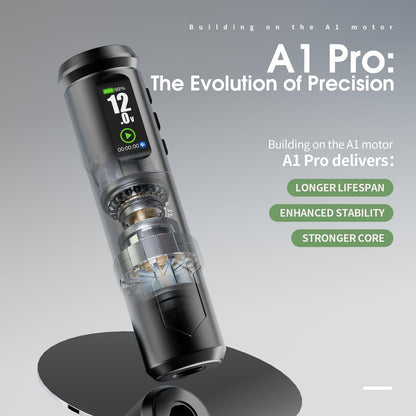 Dragonhawk A1 Pro Tattoo Kit – Cordless Pro Pen, 2000mAh, Beginner Friendly