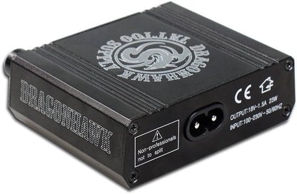 Dragonhawk Complete Rotary Tattoo Pen Kit Mast Tour – 20 Cartridges & Power Supply