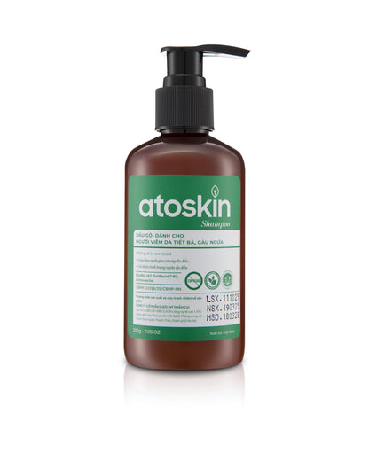 Dr. Atoskin Shampoo for Seborrheic Dermatitis – Oil Control & Scalp Comfort (6.8 oz)