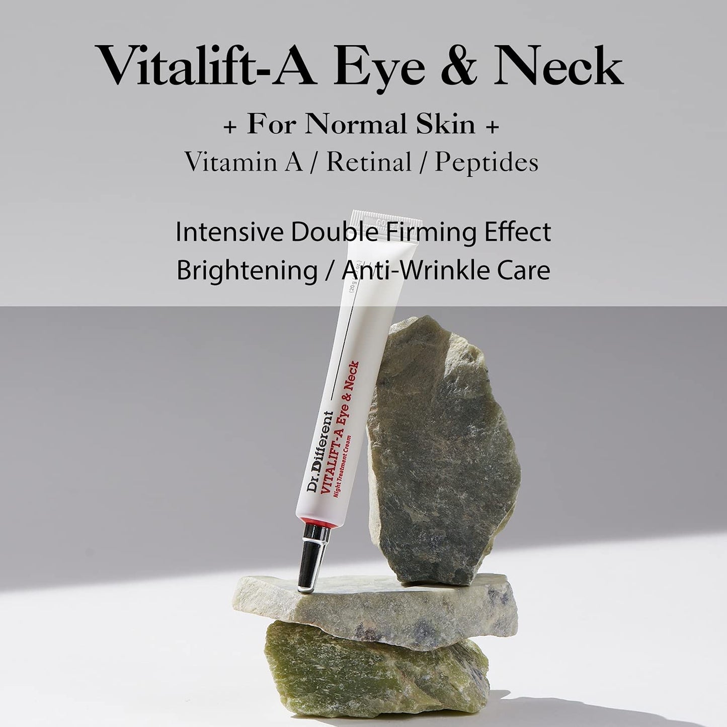 Dr.Different VITALIFT-A Eye & Neck Retinal 0.025% – Anti-Aging Eye Cream (0.7 oz)