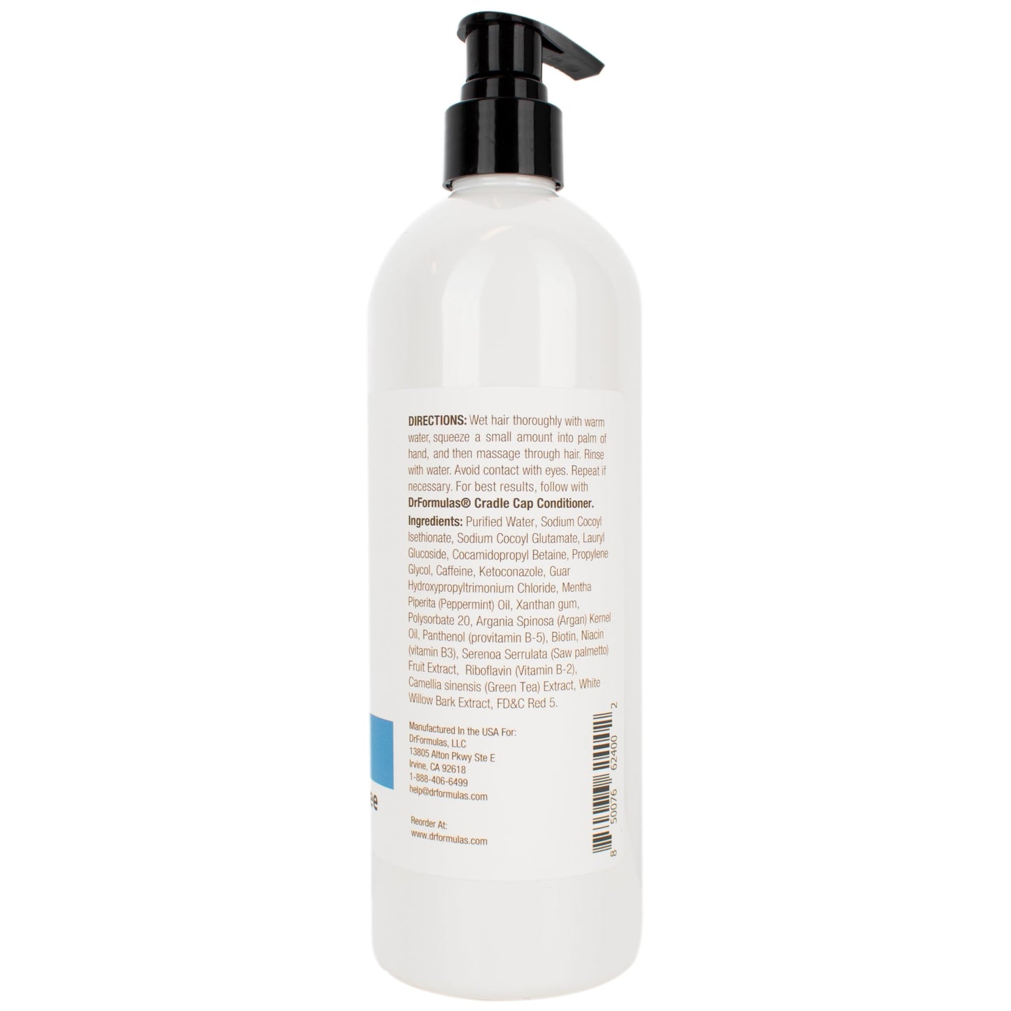 DrFormulas Cradle Cap Shampoo + Conditioner Set – Avocado & Peppermint Oil, Gentle, Sulfate-Free