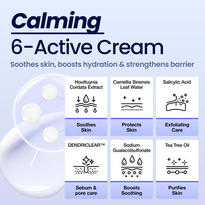 dr.percent Calming 64% Cream – Instant Soothing, Redness Relief, Hydration (30ml)
