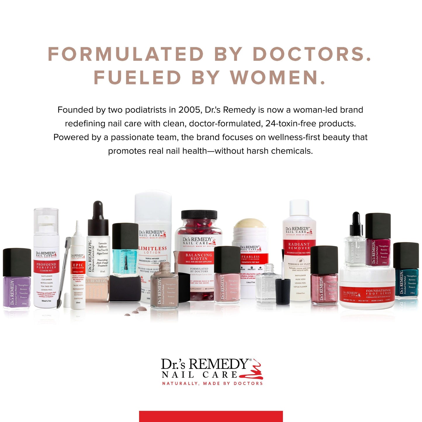 Dr.'s Remedy 3 Pack Nail Polish Treatment Kit - Nourishing New Beginnings Gift Set - Non-Toxic Organic All-Natural Enriched Nail Strengthener