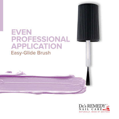 Dr.'s Remedy Enriched Nail Polish Lilac – Doctor-Formulated, 24-Free, Non-Toxic