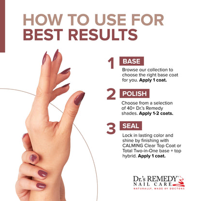 Dr.'s Remedy Enriched Nail Polish – MELLOW Mauve