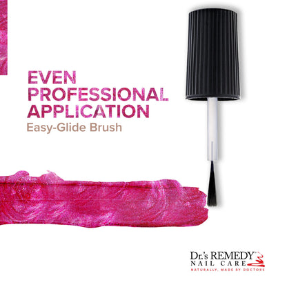 Dr.’s Remedy Enriched Nail Polish – Reflective Rose, 24-Free, Non-Toxic, All-Natural, Doctor Formulated