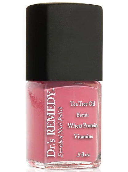 Dr.'s Remedy Enriched Nail Polish Serene Salmon – Non-Toxic, All-Natural, 24-Free