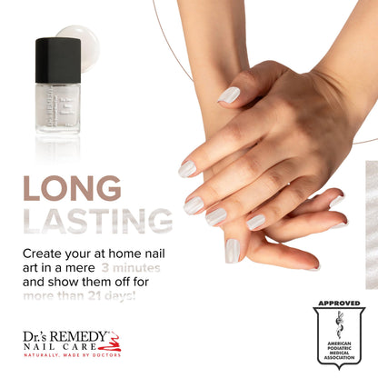 Dr.'s Remedy Enriched Nail Polish – Non-Toxic, All Natural, Organic • Doctor-Formulated: Strengthens, Restores, Heals, Protects 24-Free