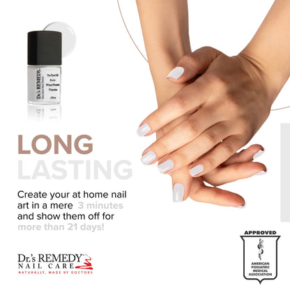 Dr.'s Remedy Enriched Nail Polish – 24-Free, Non-Toxic, Doctor-Formulated – Classic Cloud