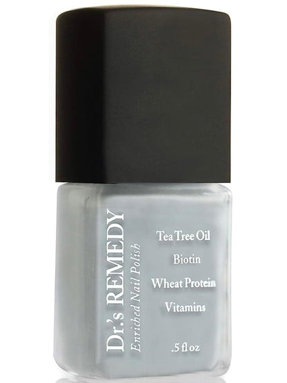 Dr.'s Remedy Enriched Nail Polish – Soulful Slate Blue | Non-Toxic, All-Natural, 24-Free, Doctor Formulated