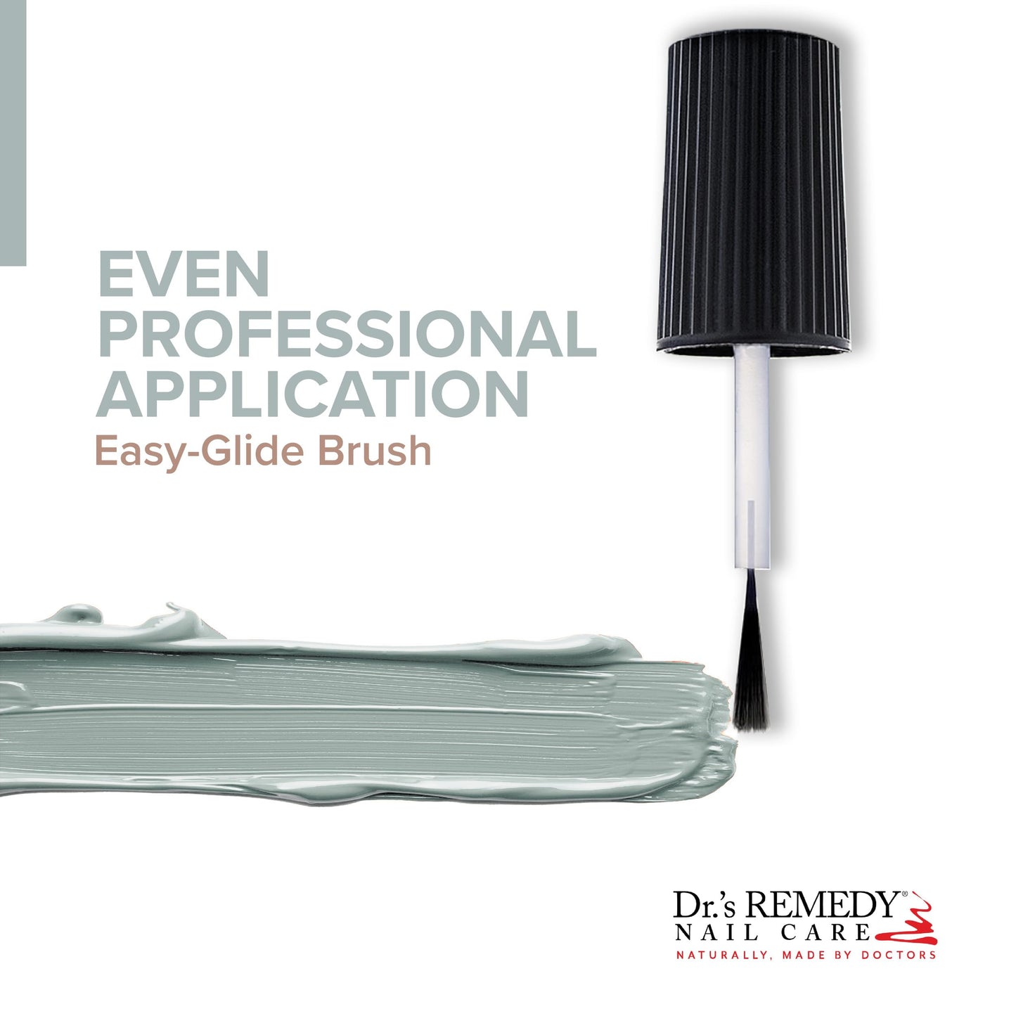 Dr.'s Remedy Enriched Nail Polish – Soulful Slate Blue | Non-Toxic, All-Natural, 24-Free, Doctor Formulated