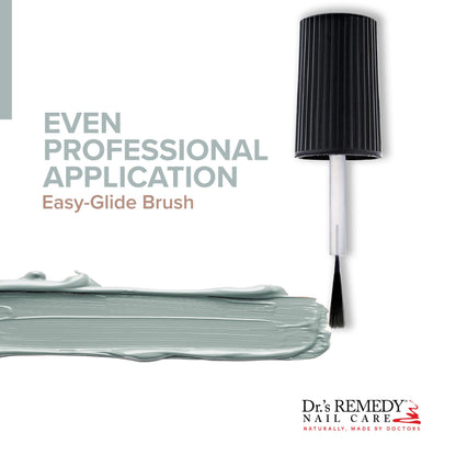 Dr.'s Remedy Enriched Nail Polish – Soulful Slate Blue | Non-Toxic, All-Natural, 24-Free, Doctor Formulated