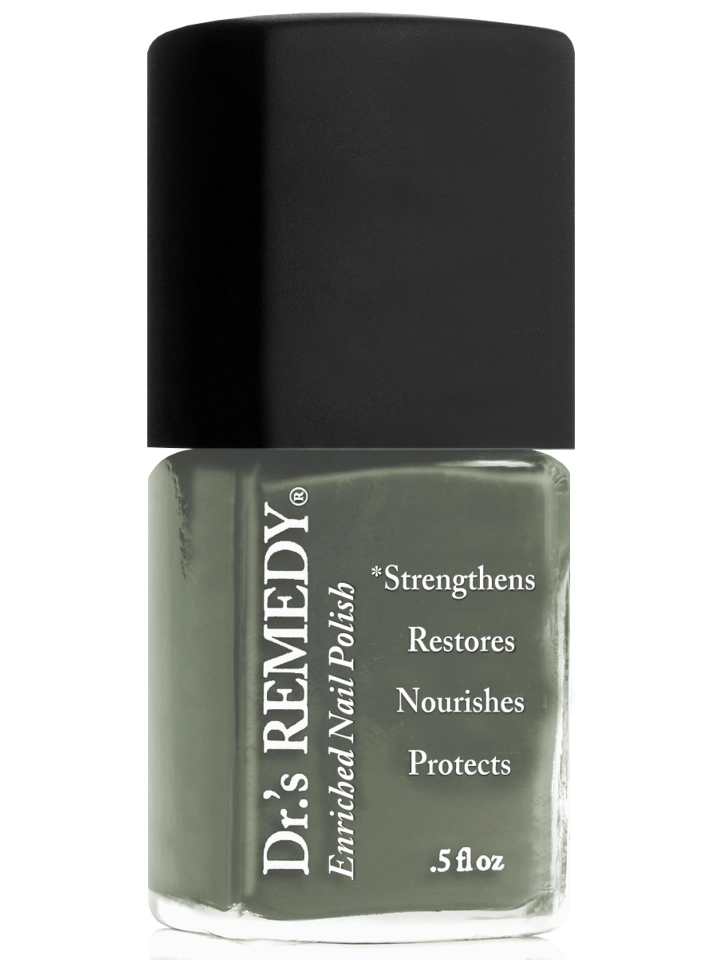 Dr.'s Remedy Enriched Nail Polish – Non-Toxic, 24-Free, Optimistic Olive