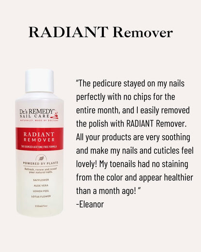 Dr.'s Remedy Organic Nail Polish Remover – Gentle, Plant-Based, Acetone-Free Care