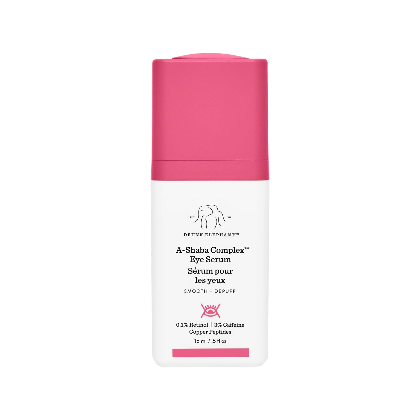 Drunk Elephant A-Shaba Complex Eye Serum with Deluxe Samples (15ml + 5ml + Lala Retro Cream)