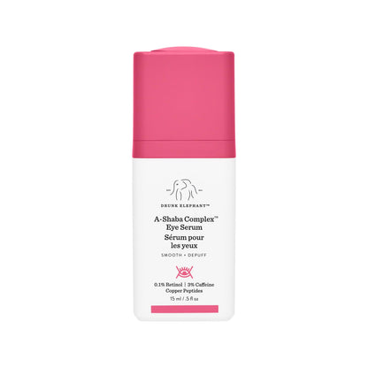 Drunk Elephant A-Shaba Complex Eye Serum with Deluxe Samples (15ml + 5ml + Lala Retro Cream)