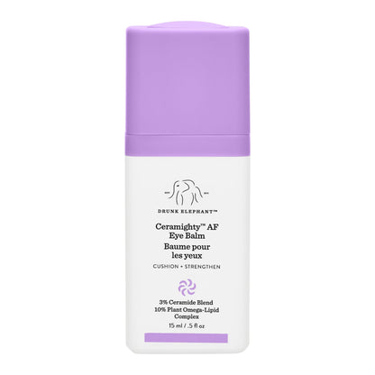 Drunk Elephant Ceramighty AF Eye Balm – Moisturizing Eye Cream (15 ml) + Deluxe Lala Retro Whipped Cream Sample (5 ml)