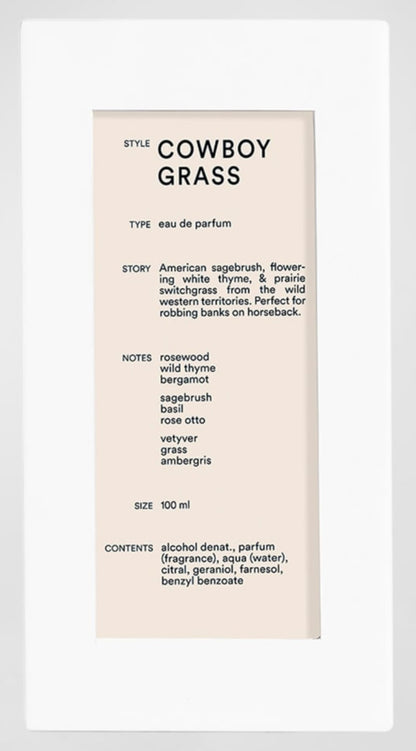 Cowboy Grass by DS & Durga for Men – 3.4 oz EDP Spray