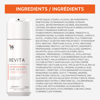 DS Laboratories Revita Conditioner Refill Pouch 500 mL – Lightweight Hydration, Color Safe, Sulfate & Silicone Free