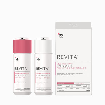 DS Labs Revita Volumizing Shampoo & Conditioner Set for Women – Weightless Root Lift, Color-Safe, Sulfate-Free (2 x 205 mL)