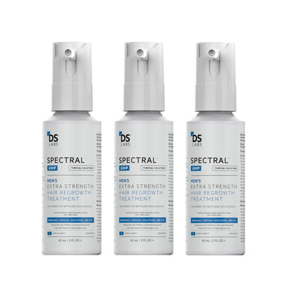 Spectral.UHP 5% Minoxidil Hair Density Serum for Men – Extra Strength, Nanosome Tech, 60mL (3-Pack)