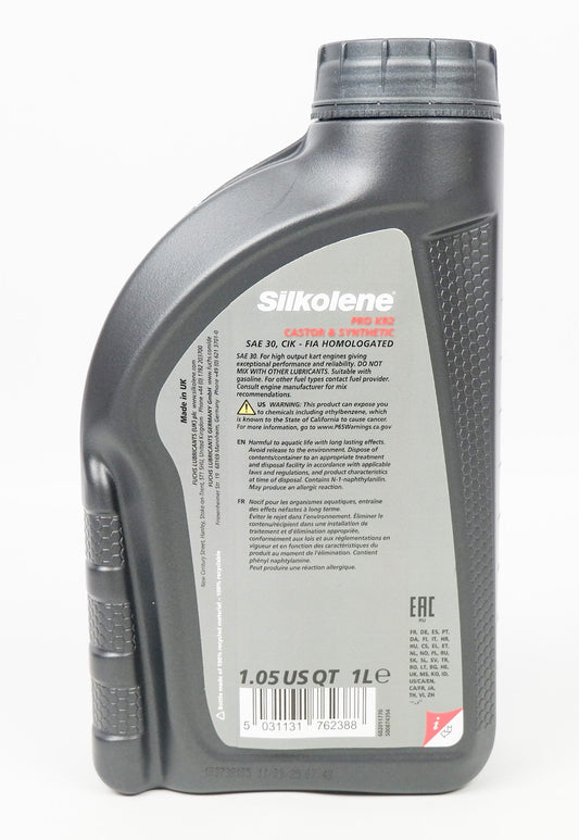 Silkolene Pro KR2 Castor & Synthetic 1L 2 Stroke Oil