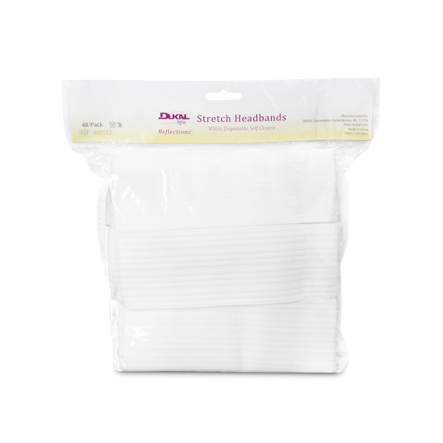 Dukal Disposable Stretchable Headband with Closure – 48 Count