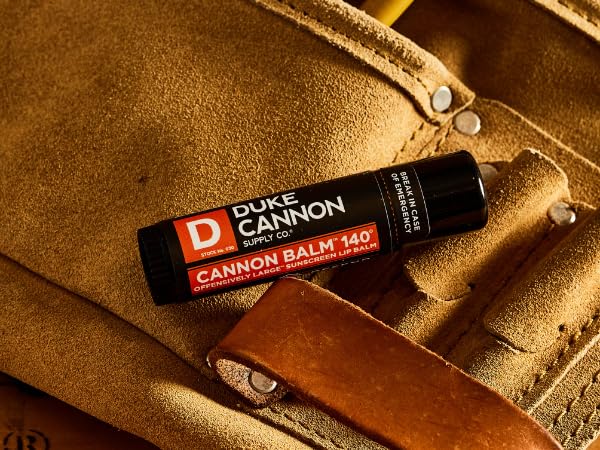 Duke Cannon Balm 140° Tactical Lip Protectant 15 Pack – Blood Orange Mint Lip Balm for Men, SPF 30, 0.56 oz Each
