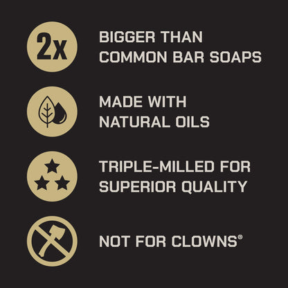 Duke Cannon Buck Moon Bar Soap Puck Bundle — 6 Pack, 5 oz Each