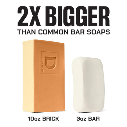 Duke Cannon Pumpkin Spice Latte Bar Soap 3-Pack – Limited Edition 10 oz Big Brick, Masculine Fall Scent
